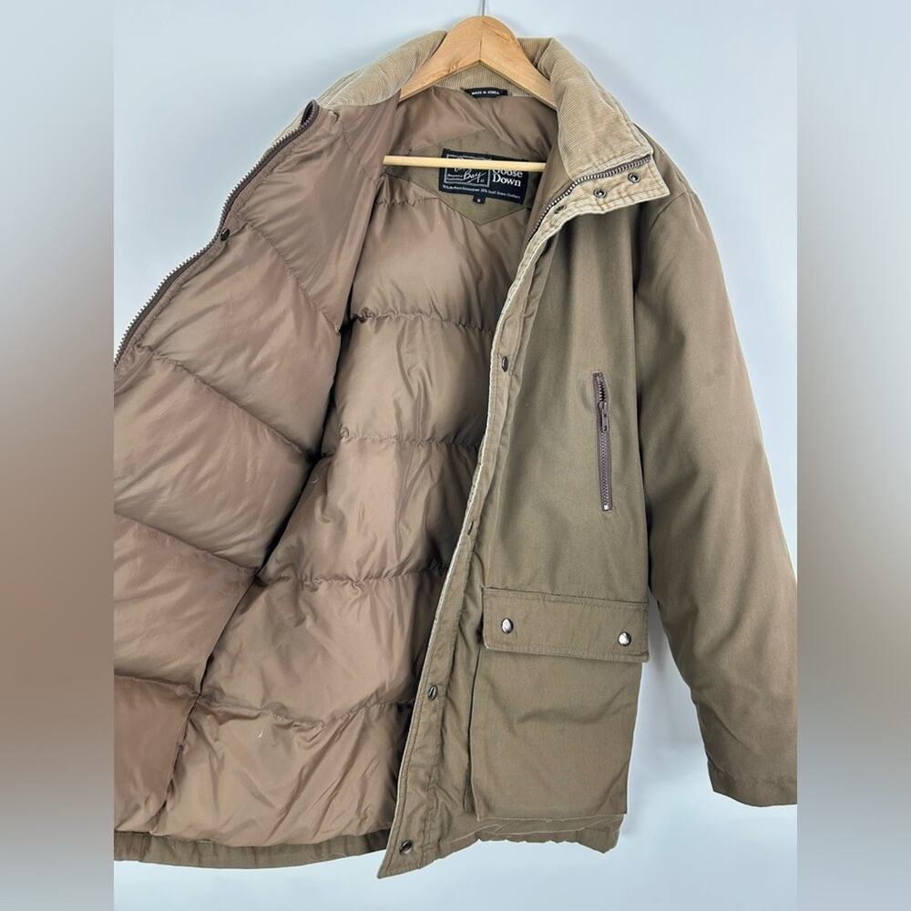 Vintage Turtle Bay Goose Down Mens Puffer Coat Jacket Size Small - Picture 11 of 16